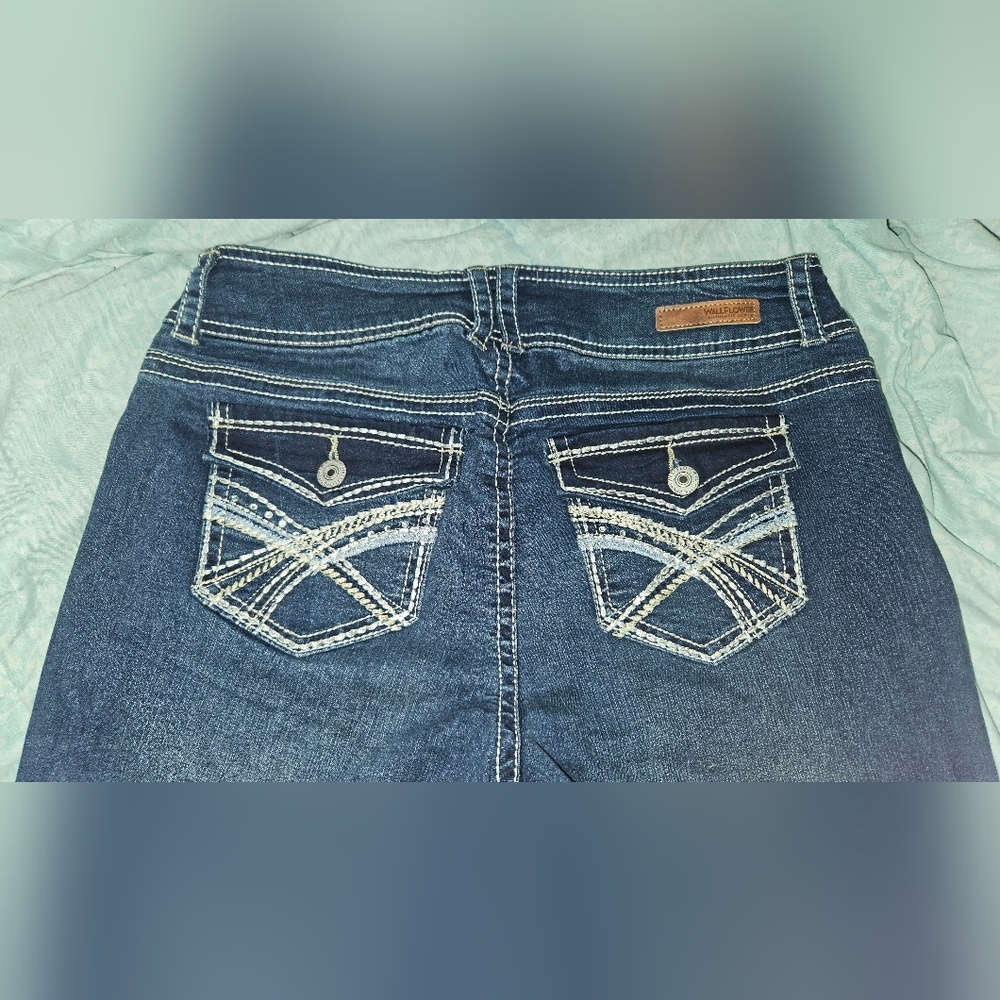 Womens Wallflower Size 13 Bootcut Jeans - Picture 4 of 4